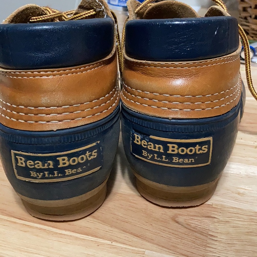 LL bean short duck boots.
